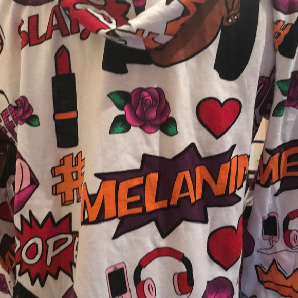 On Fire multi print hoodie - Picture 3 of 6